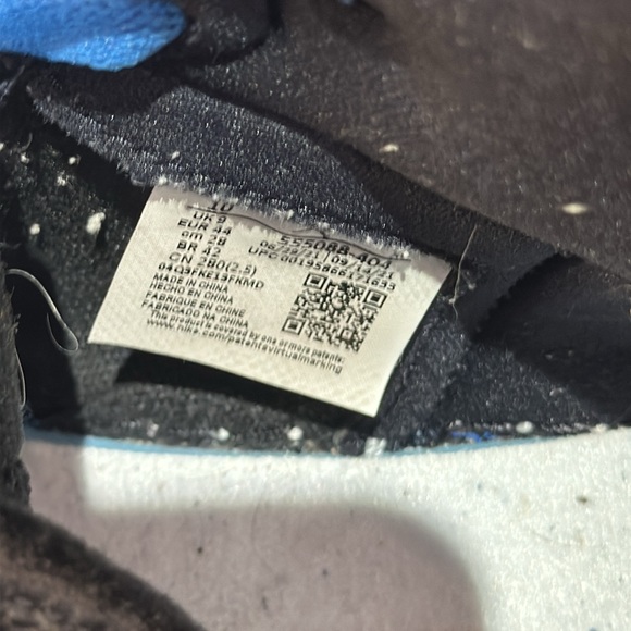 🔥🔥 Nike Air Jordan 1 Retro High OG Dark Marina Blue - Picture 8 of 9